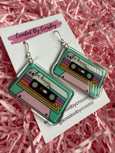 Load image into Gallery viewer, Cassette Charm Earrings
