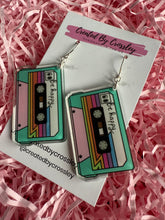 Load image into Gallery viewer, Cassette Charm Earrings
