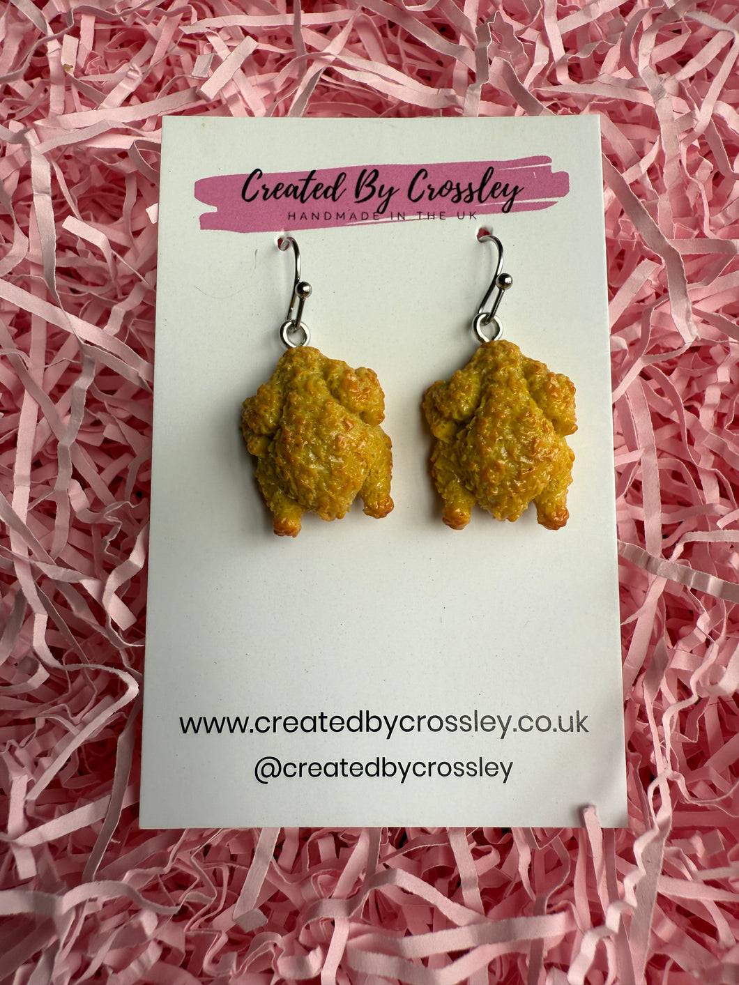 Fried Chicken Charm Earrings