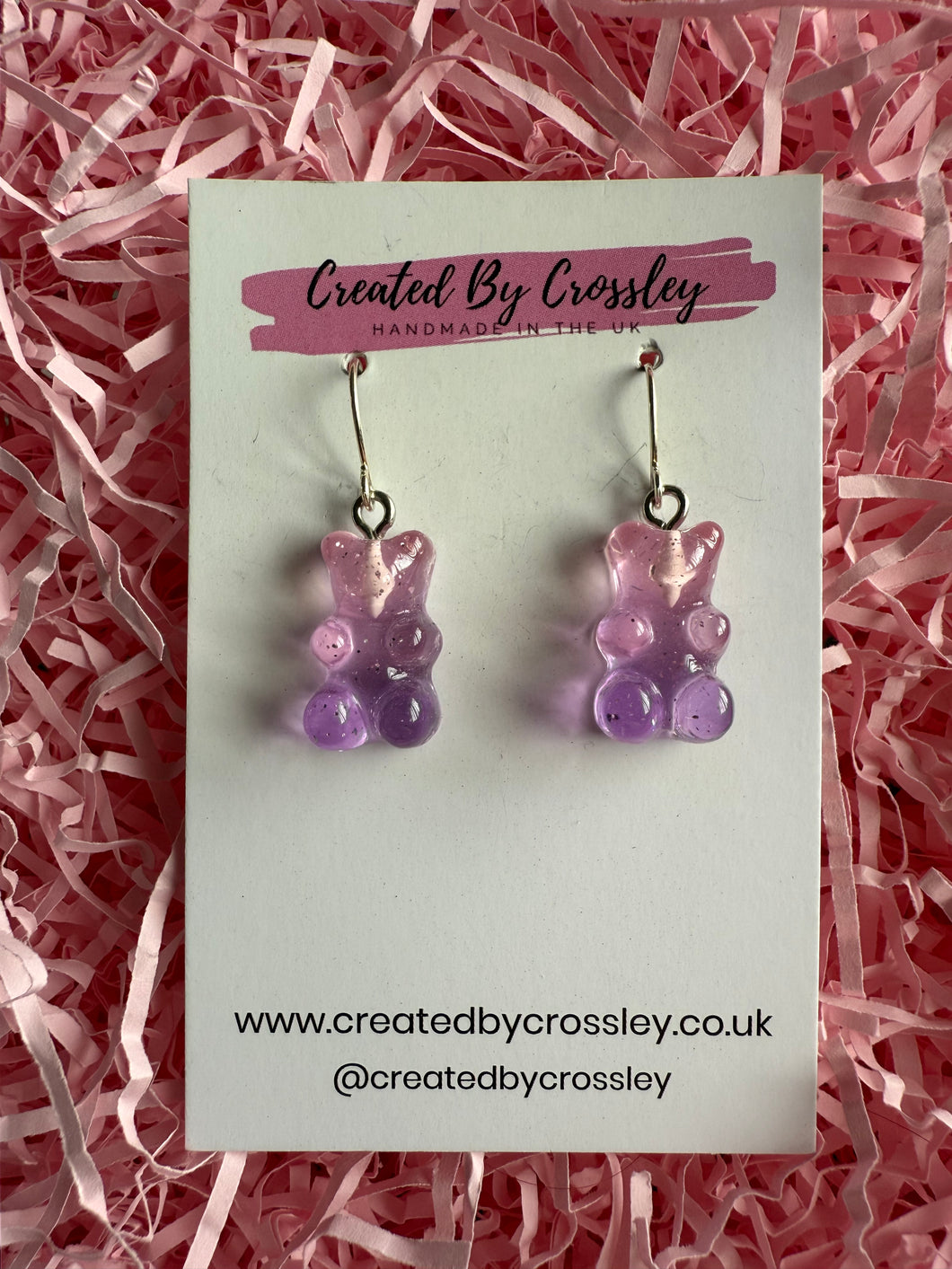 Gummy Bear Charm Earrings