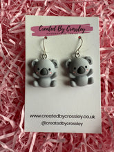 Load image into Gallery viewer, Koala Charm Earrings
