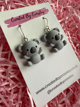 Load image into Gallery viewer, Koala Charm Earrings
