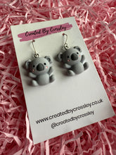 Load image into Gallery viewer, Koala Charm Earrings
