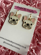 Load image into Gallery viewer, Frenchie Charm Earrings
