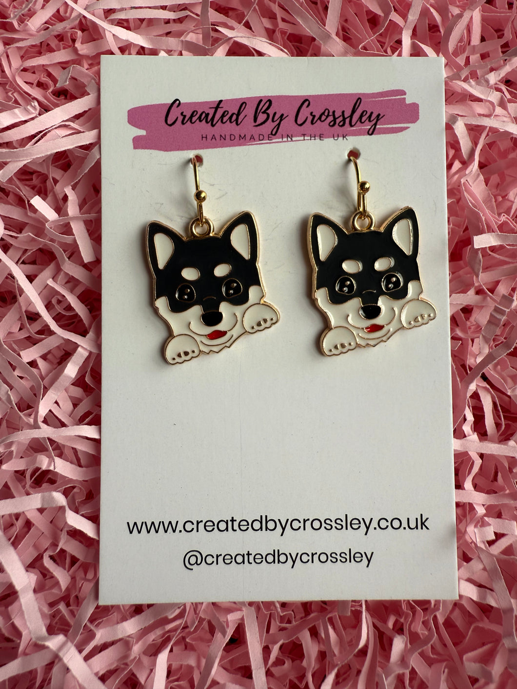 Dog Charm Earrings