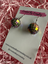 Load image into Gallery viewer, Disco Ball Charm Earrings
