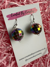Load image into Gallery viewer, Disco Ball Charm Earrings

