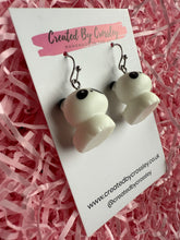 Load image into Gallery viewer, Chunky Panda Charm Earrings
