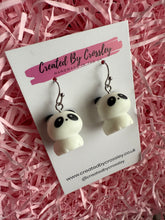 Load image into Gallery viewer, Chunky Panda Charm Earrings
