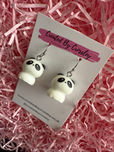 Load image into Gallery viewer, Chunky Panda Charm Earrings
