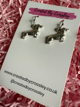 Load image into Gallery viewer, Dachshund Dog Charm Earrings
