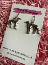Load image into Gallery viewer, Greyhound Charm Earrings
