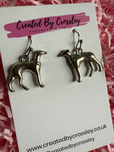 Load image into Gallery viewer, Greyhound Charm Earrings

