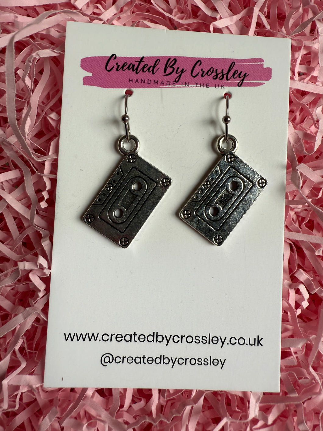 Cassette Charm Earrings