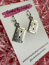 Load image into Gallery viewer, Cassette Charm Earrings
