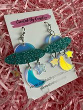 Load image into Gallery viewer, Alien Spaceship Charm Earrings

