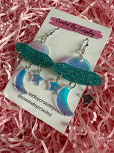Load image into Gallery viewer, Alien Spaceship Charm Earrings
