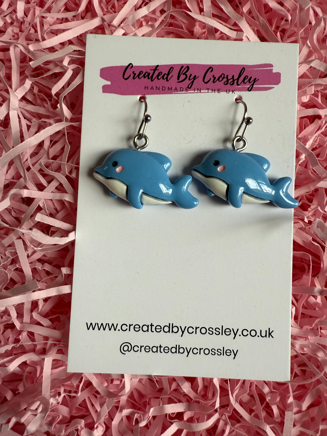 Dolphin Charm Earrings