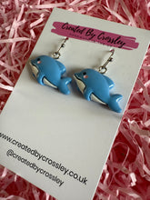 Load image into Gallery viewer, Dolphin Charm Earrings
