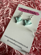 Load image into Gallery viewer, Blue Sting Ray Charm Earrings
