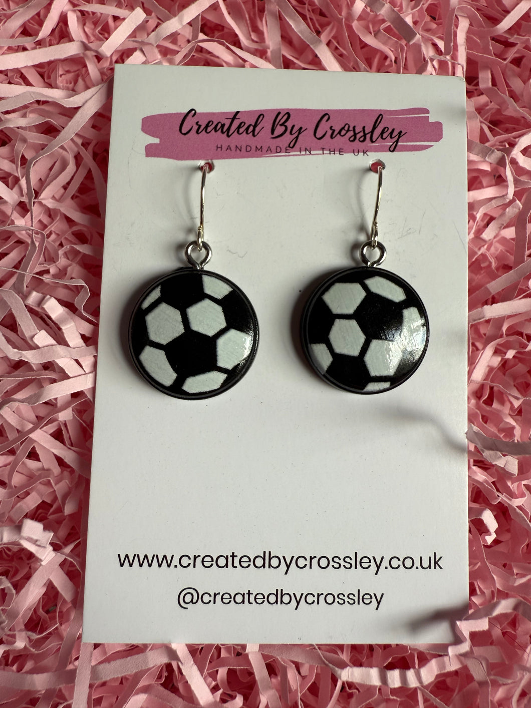 Football Charm Earrings