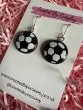 Load image into Gallery viewer, Football Charm Earrings
