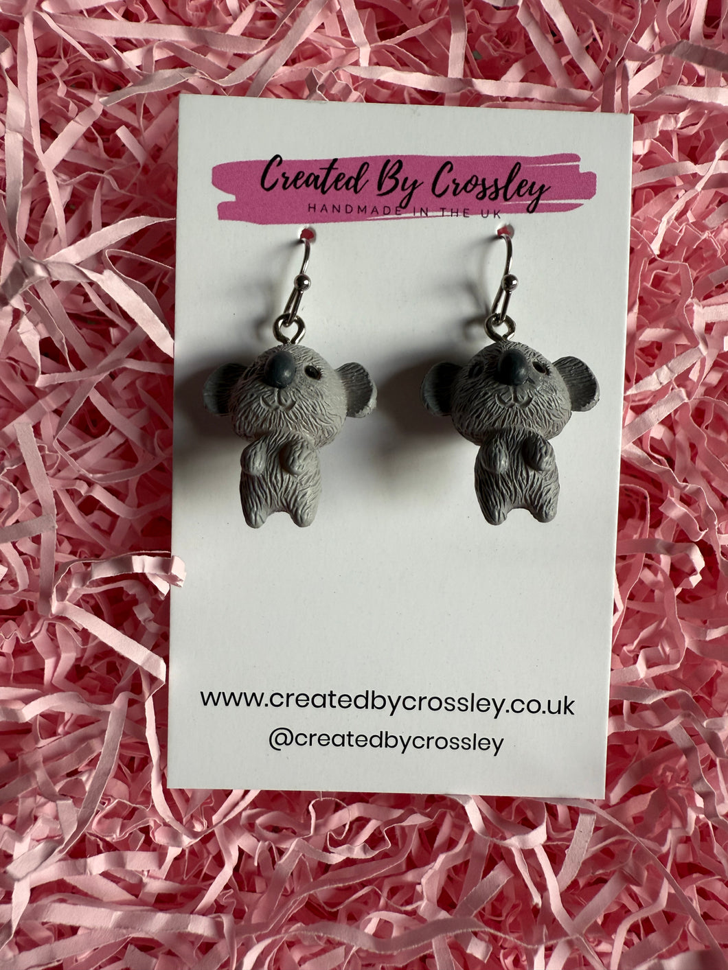 Koala Charm Earrings
