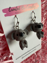 Load image into Gallery viewer, Koala Charm Earrings

