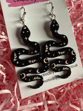 Load image into Gallery viewer, Large Snake Charm Earrings

