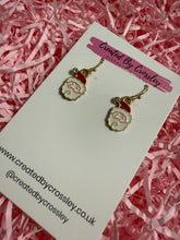 Load image into Gallery viewer, Santa Charm Earrings
