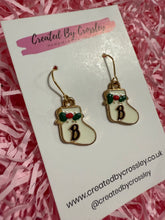 Load image into Gallery viewer, Christmas Stocking Charm Earrings

