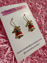 Load image into Gallery viewer, Christmas Bell Charm Earrings
