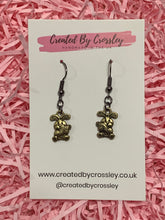 Load image into Gallery viewer, Rabbit with Carrot Charm Earrings
