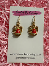 Load image into Gallery viewer, Christmas Bell Charm Earrings
