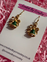 Load image into Gallery viewer, Christmas Bell Charm Earrings
