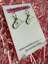 Load image into Gallery viewer, Cowboy Hat Charm Earrings
