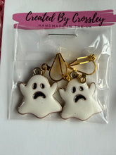 Load image into Gallery viewer, Ghost Clip On Earrings

