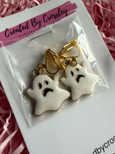 Load image into Gallery viewer, Ghost Clip On Earrings
