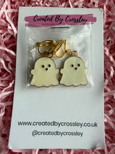 Load image into Gallery viewer, Happy Ghost Clip On Earrings
