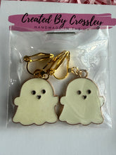 Load image into Gallery viewer, Happy Ghost Clip On Earrings
