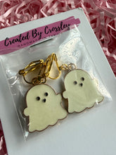 Load image into Gallery viewer, Happy Ghost Clip On Earrings
