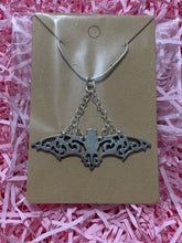 Load image into Gallery viewer, Large Bat Charm Necklace
