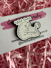 Load image into Gallery viewer, Self Care Frog Pin Badge
