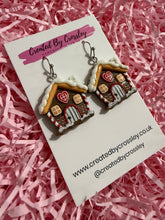 Load image into Gallery viewer, Christmas House Charm Earrings
