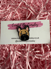 Load image into Gallery viewer, Frenchie Dog Pin Badge
