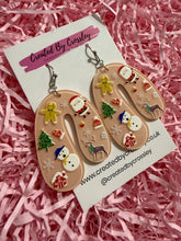 Load image into Gallery viewer, Christmas Arch Charm Earrings
