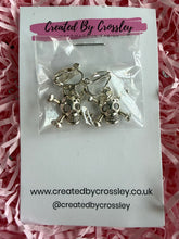 Load image into Gallery viewer, Skull and Cross Bones Clip On Earrings
