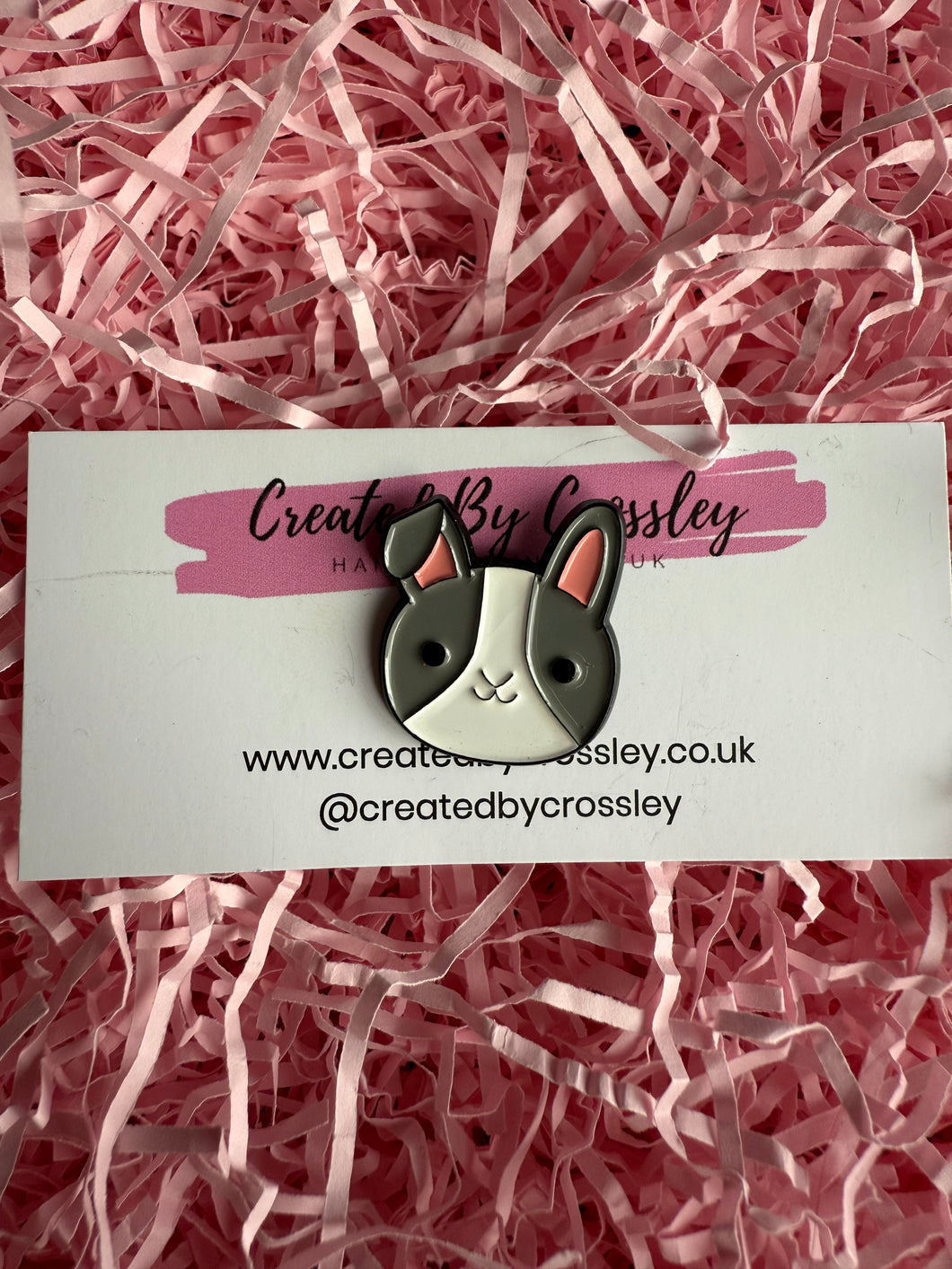 Bunny Rabbit Pin Badge