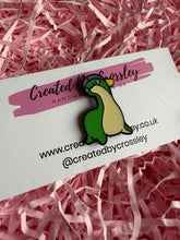 Load image into Gallery viewer, Dinosaur Pin Badge
