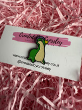 Load image into Gallery viewer, Dinosaur Pin Badge

